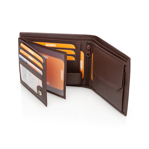 Geldbeutel Geldbörse Herren Leder Mit Kette Bag Kleine Leder